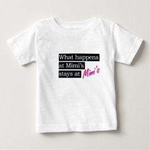 …起こる何がMimiの家で ベビーTシャツ