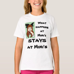 起こる何がmimiの…ワイシャツで tシャツ