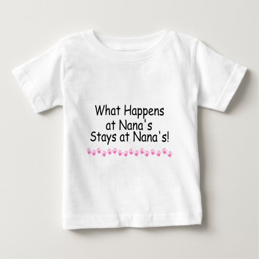 起こる何がNanasでNanasの滞在で ベビーTシャツ (正面)