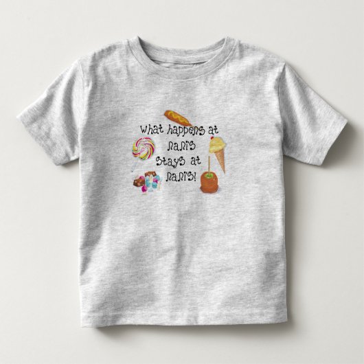 起こる何がNaniでNaniの滞在で! トドラーTシャツ (正面)