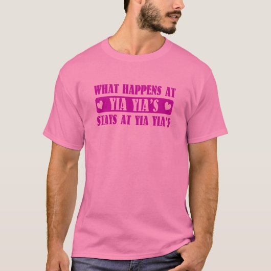 起こる何がYia Yiaで Tシャツ (正面)