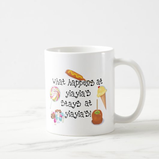 起こる何がYiaYiaでYiaYiaの滞在で コーヒーマグカップ (右)
