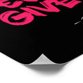 起こ与えなさい。上に行くな与えい ポスター (角)