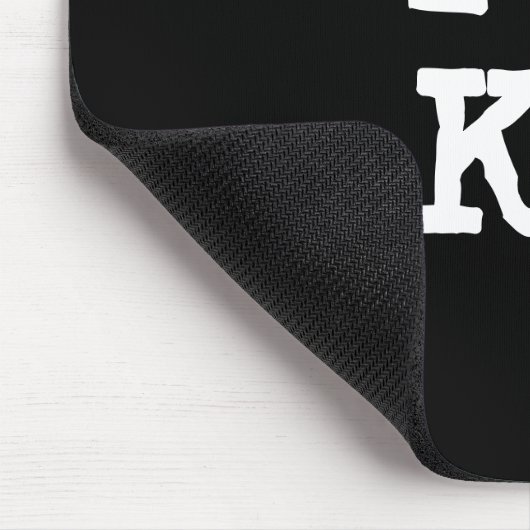 起亜のハートTシャツが好き マウスパッド (コーナー)