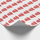 起亜オラテレオマオリ語レトロ電話 ラッピングペーパー (角)