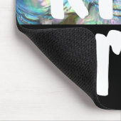 起亜オラマオリAOTEAROAニュージーランドキウイパウアブラック マウスパッド (コーナー)