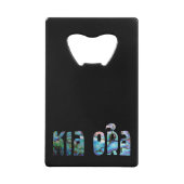 起亜ORAキウイグリーティング クレジットカード栓抜き (正面)