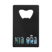 起亜ORAキウイグリーティング クレジットカード栓抜き (裏面)