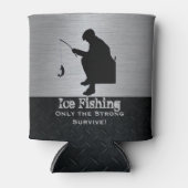 起伏おもしろい氷魚釣りクーラーボックス 缶クーラー (正面)