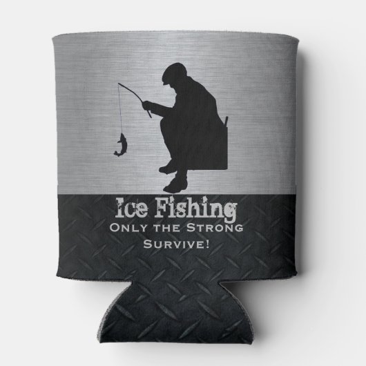 起伏おもしろい氷魚釣りクーラーボックス 缶クーラー (裏面)