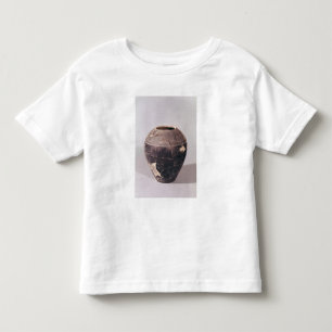起伏のあるラインと飾られる化粧土のつぼ トドラーTシャツ