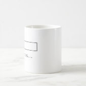 起動とバッファリング コーヒーマグ コーヒーマグカップ (中央)
