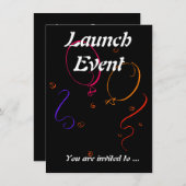 起動イベントパーティー 招待状 (正面/裏面)