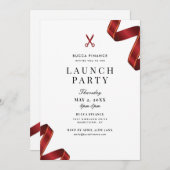 起動パーティの招待状 招待状 (正面/裏面)