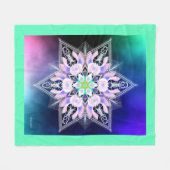 起動 フリースブランケット (正面(横))