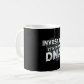 起業家がDNAビジネスCEOに投資 コーヒーマグカップ (正面左)