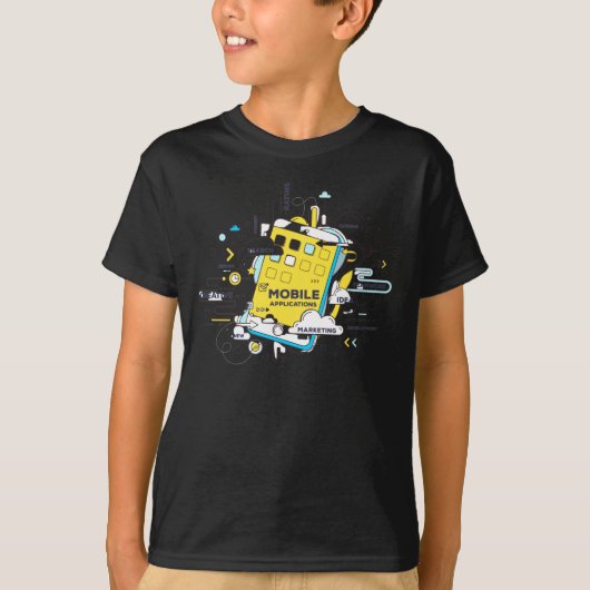 起業家としての旅路 Tシャツ (正面)