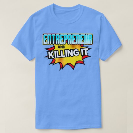 起業家と殺人 Tシャツ (デザイン正面)