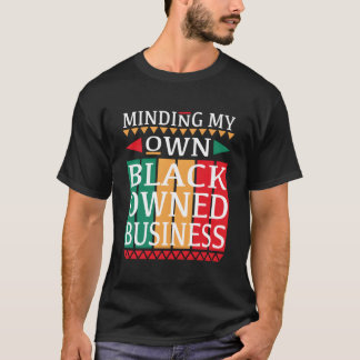 起業家のためのブラックオウンドビジネス Tシャツ