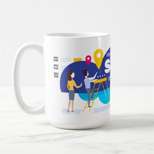 起業家の信条 コーヒーマグカップ (左)