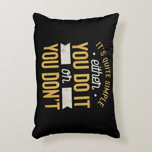 起業家やる気を起こさせる感動的ことわざ アクセントクッション (正面(垂直))