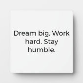 起業家ウォールデコール – 成功引用文プリント フォトプラーク (正面)