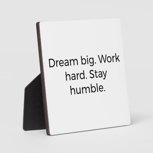 起業家ウォールデコール – 成功引用文プリント フォトプラーク (正面)