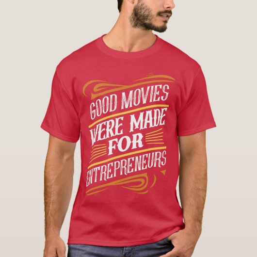 起業家ガールに作られた良い映画 Tシャツ (正面)