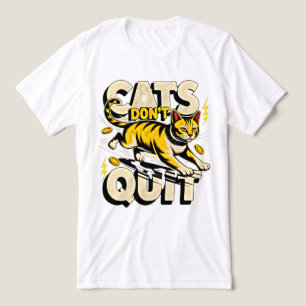 起業家キャットボス - お金大奮闘ギフト トライブレンドTシャツ