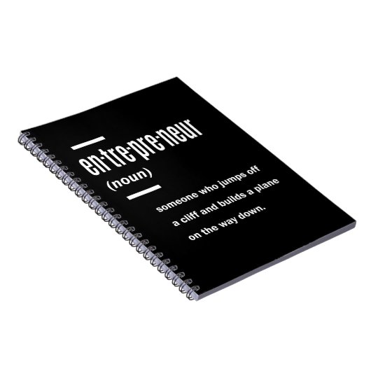 起業家定義ギフトアイディア ノートブック (右側)