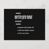 起業家定義ギフトアイディア ポストカード (正面)