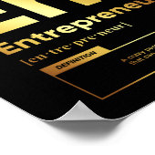 起業家定義 |ポスタやる気を起こさせるー ポスター (角)