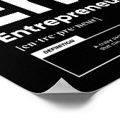 起業家定義 |ポスタやる気を起こさせるー ポスター (角)