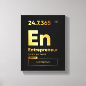 起業家定義 |壁やる気を起こさせるアート キャンバスプリント (正面)