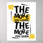 起業家成功ゴール夢やる気を起こさせる ポスター (正面)