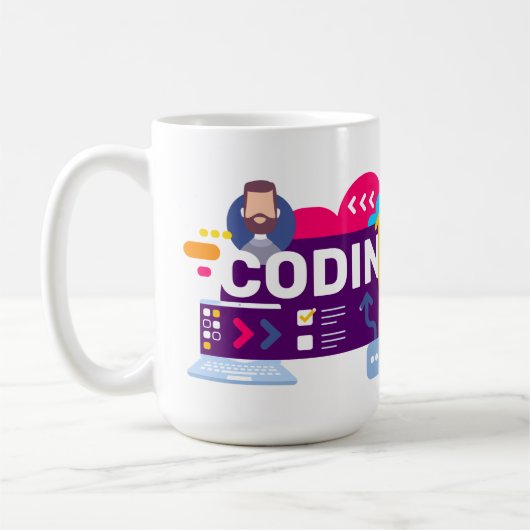 起業家精神 コーヒーマグカップ (左)