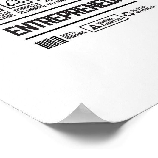 起業家 ポスター (角)