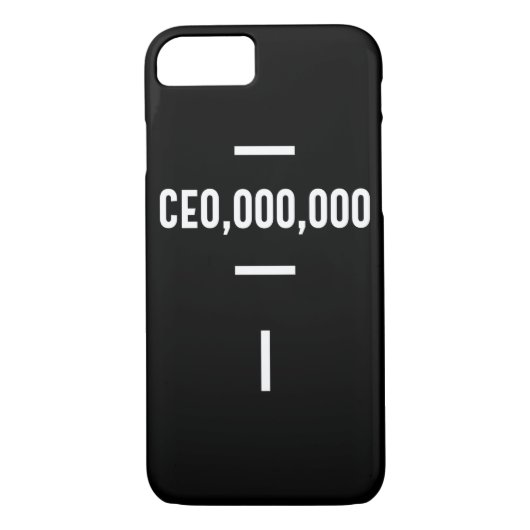 起業家- CEO,000,000 Tee おもしろい Business Case-Mate iPhoneケース (裏面)