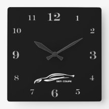 起源のクーペ白いブラシストロークロゴ