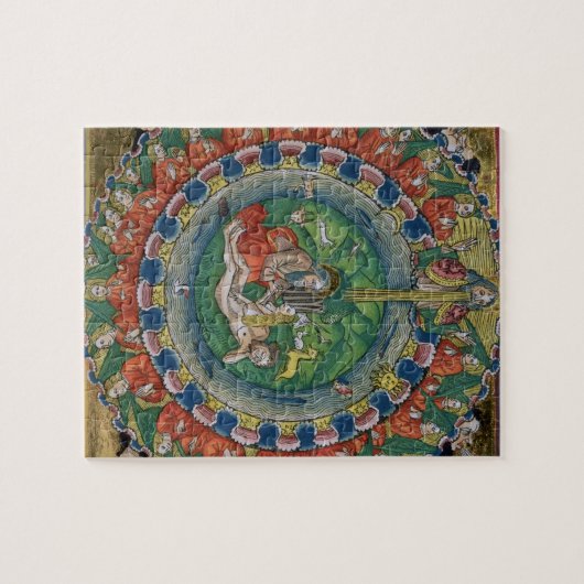 起源の2:22神によって作成されるイブ、frのコピーを摸写して下さい ジグソーパズル (横)