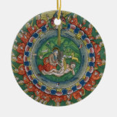 起源の2:22神によって作成されるイブ、frのコピーを摸写して下さい セラミックオーナメント (正面)