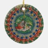 起源の2:22神によって作成されるイブ、frのコピーを摸写して下さい セラミックオーナメント (裏面)