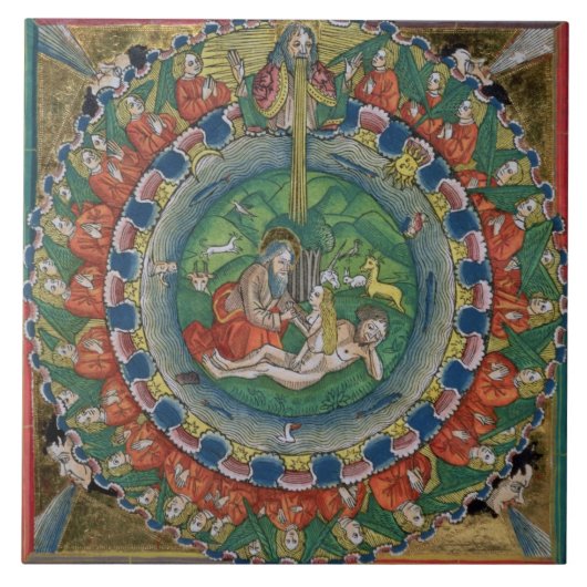 起源の2:22神によって作成されるイブ、frのコピーを摸写して下さい タイル (正面)