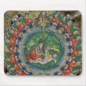 起源の2:22神によって作成されるイブ、frのコピーを摸写して下さい マウスパッド (正面)