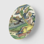 起源28 「ニュルンベルクからの10ヤコブの梯子、 ラウンド壁時計 (傾斜)