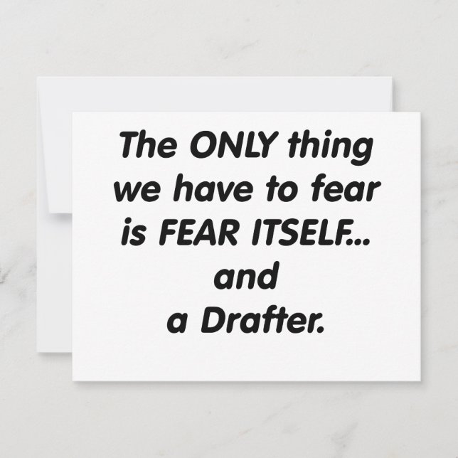 起草者を恐れる (正面)