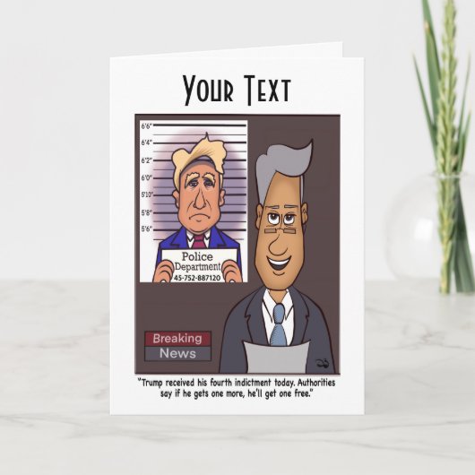 起訴状グリーティングカード カード (正面)