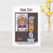 起訴状グリーティングカード カード (黄色い花)