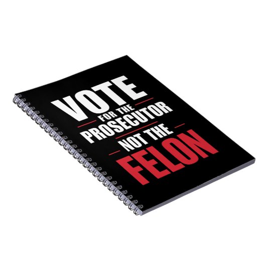 起訴者を選ぼう、犯罪者を選ぶな ノートブック (右側)