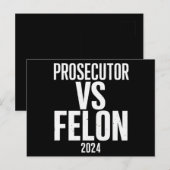 起訴者対犯罪者 2024 ポストカード (正面/裏面)